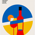 Art Prints of Aperol Spritz Cocktail Bauhaus Art Print