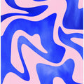 Abstract Blue Wave