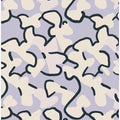 Art Prints of Pastel purple flower pattern