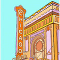 Art Prints of Chicago Building (Pastel)