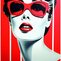 Art Prints of Lady In Red