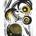 Art Prints of ABSTRACT ART Funky circles