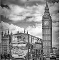 LONDON Houses of Parliament and traffic