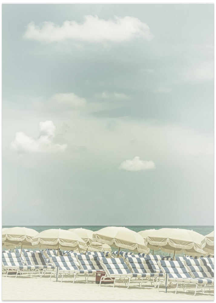 Vintage beach scene