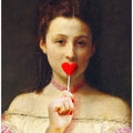 Art Prints of Lollipop Girl