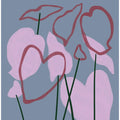 Art Prints of Leaves Blue