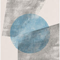 Blue Geometric Modern Object