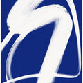White Whirl on Blue