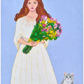Woman in White Dress
