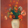 Bouquet In a Chinese Vas