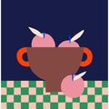 Fruit Bowl with Pink Apples