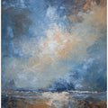 Dramatic Sky Above A Tranquil Ocean
