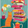 Cozy Tea Time Reading With Cats