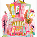 French Coffee Patisserie Vintage