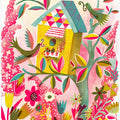 Birdhouse Pink Garden