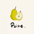 Modern French Fruits Collection "Pear / Poire"