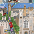 London City with View of the Thames River and Big Ben by Artist Carla Daly