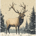 Elk Holiday Poster