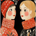 Vintage Style Mag Women Knittwear