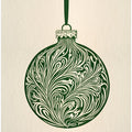Olive Green Christmas Bauble