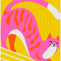 Snoozing Whiskers, Bright Adorable Cat