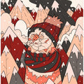 Cozy winter cat