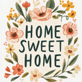 Floral Welcome Sign