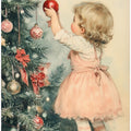 Young Girl At Christmas Eve
