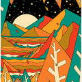 The trees and lakes