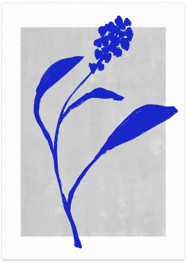 Azure Blossom Silhouette