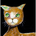 The Brown Big Eyed Cat