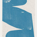 Blue Abstract Curve