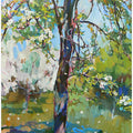 Pear tree blossom