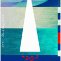 Abstract Sailboat On The French Riviera, Colourful Côte d'Azur Art Print