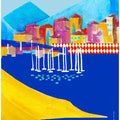 Colourful Port Town Between Mountain And The Sea