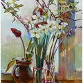 White daffodils