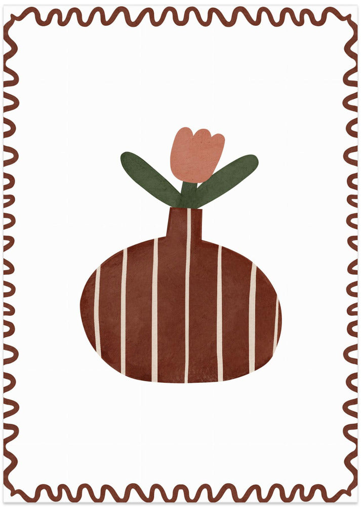 Striped Vase Bloom