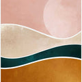 Moonrise Over Rolling Hills