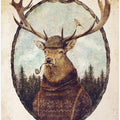 Deer Dressed In Cozy Attire