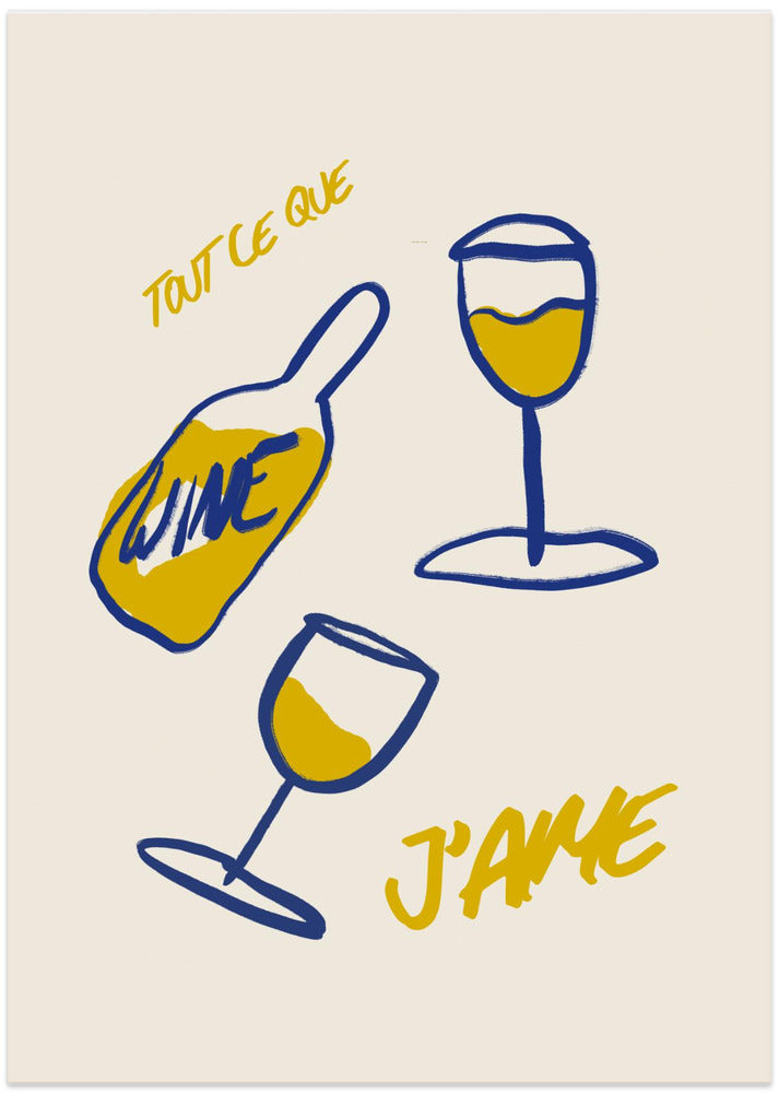 Wine & Love Sketch