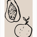 Monochrome Fruits