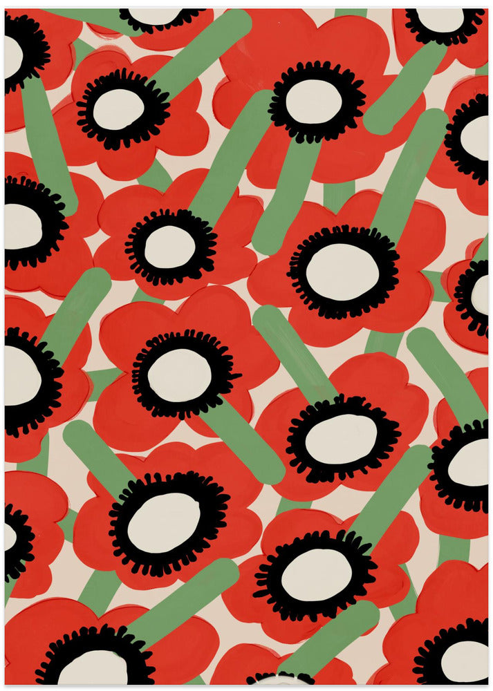 Bold Poppy Field