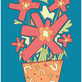 The Pink Potted Flowers