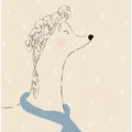 Poodle in the Snow