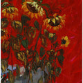 sunflower oil on canvas