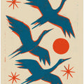 Cranes lithographie