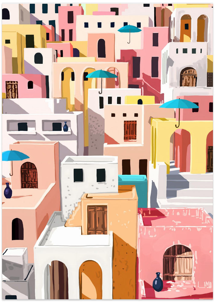Pastel Cityscape