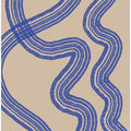 Blue Minimal Line
