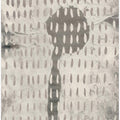 Contemporary Abstract In White and Grey