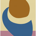 Balanced Stones in Blue , Butter Yellow and Terra